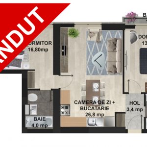 3 Camere - Tip 1 - Corp C