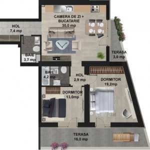 3 Camere - Tip 3 - Corp C
