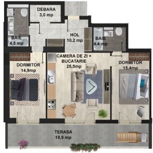 3 Camere - Tip 4 - Corp C