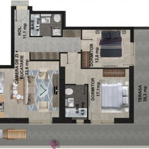 3 Camere - Tip 8 - Corp C